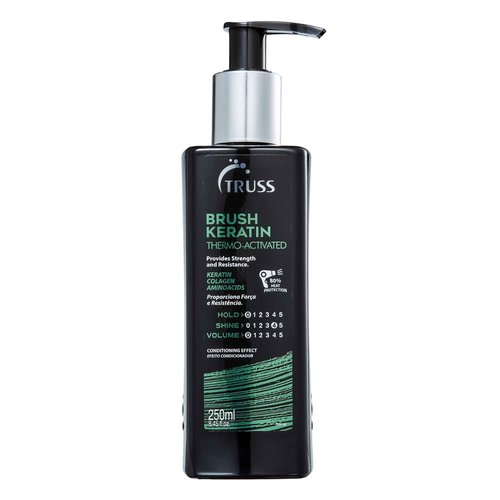 TRUSS Keratin Hair Treatment - Hair Care for Women & Men with Keratin & Collagen - Heat Protectant & Leave In Treatment for Moisture, Detangling & Repair - Controls Frizz & Restores Shine (8.45 oz)