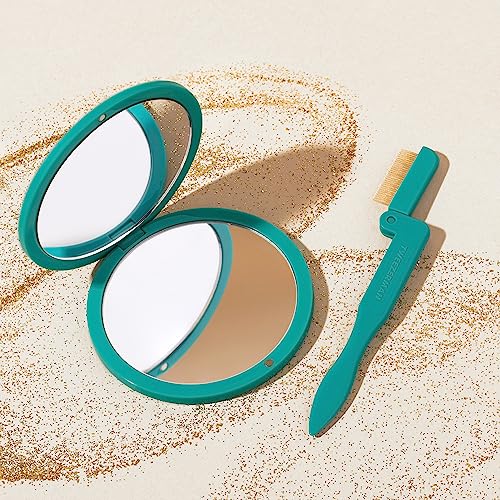 Tweezerman Majestic Turquoise iLashcomb and Mirror Set