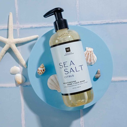 Natural Inspirations Sea Salt Citrus Moisturizing Hand + Face Wash 12oz