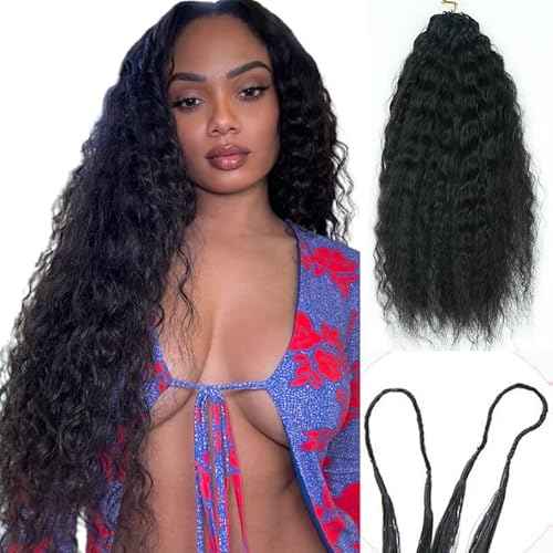 Wet and Wavy Super Wave Knotless Pre-Separated Feather Crochet Hair Extensions Human Hair Water Wave Crochet Hair Machine Made Feather Human Hair Extension 20inch 120g