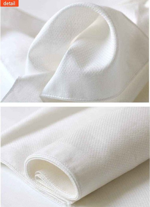 Angel-in-Moms [10 Packs] Organic Cotton Cloth Soft Muslin Gauze Handkerchief Washcloths, Wide Size 14 inch x 14 inch, Facial Cleansing Cloths, Hankies Makeup Remover Towel (Organic Embossing)