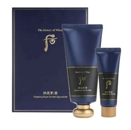 The history of Whoo Gongjinhyang Cleansing Foam Special Set for men 180ml Free 40ml