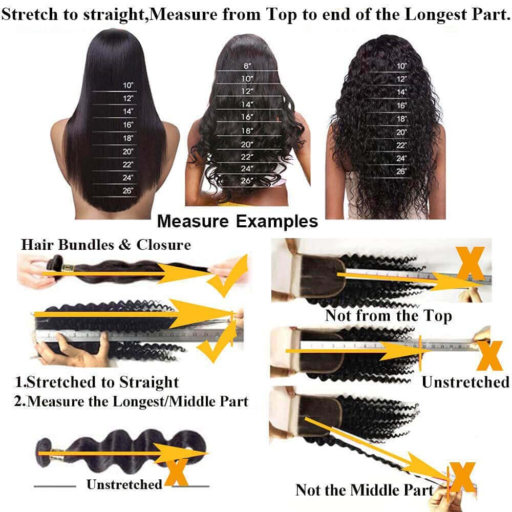 QTHAIR 14A Grade Brazilian Body Wave Human Hair Bundles with 13x4 Frontal (20 20 22+18)100% Unprocessed Brazilian Body Wave Virgin Human Hair with 13x4 Ear to Ear Lace Frontal Pre Plucked