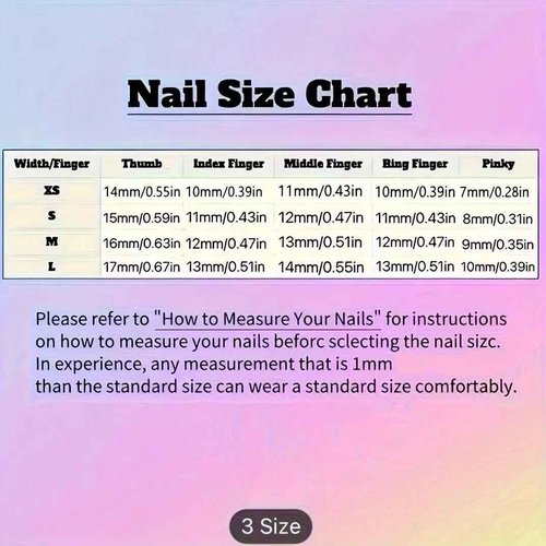 Press on nails,JC Handcrafted Press On Nails Kit, Short Length Nail Press Ons, Durable, Easy Application, Stylish Impress Press On Nails,Perfect for Daily Wear & Special Occasions (M19, M)