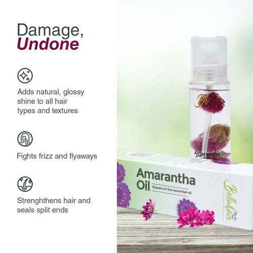 Bellahair |Revive, Strengthen & Shine with Our Luxurious Natural Hair Oil – Powered by Amaranth Oil for Hair Growth, Frizz Ease, Split End Repair, and Deep Hair Care Hydration