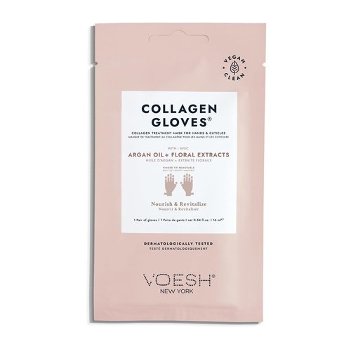 VOESH Collagen Gloves, Vegan Hand Masks, 4 Pack, Moisturizing Hand Mask, Lotion Gloves, Hydrating Gloves, Hand Care, Spa Manicure Gloves, Dry Hand Treatment