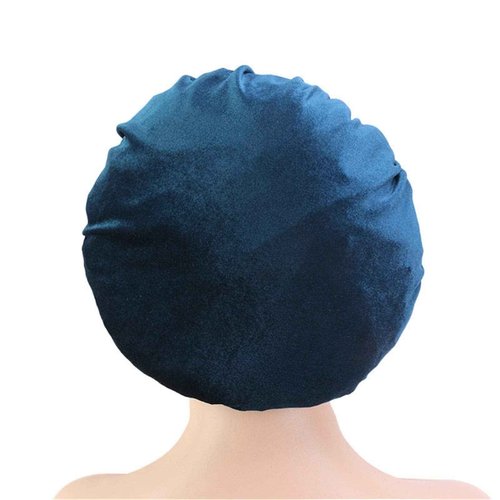 Women Velvet Bonnet Sleep Cap Comfortable Night Sleeping Hat Hair Loss Cap Turban
