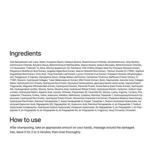 ROOTONIX Extreme Advance Essential Hair Pack for Damaged Hair, Korean Hair Treatment, Hydrating Repair Mask with Protein, Keratin & Black Truffle (8.45 fl oz /250ml)
