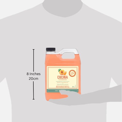 Fruits & Passion Cucina Peach Mandarin Hand Soap, 1-Litre Refill