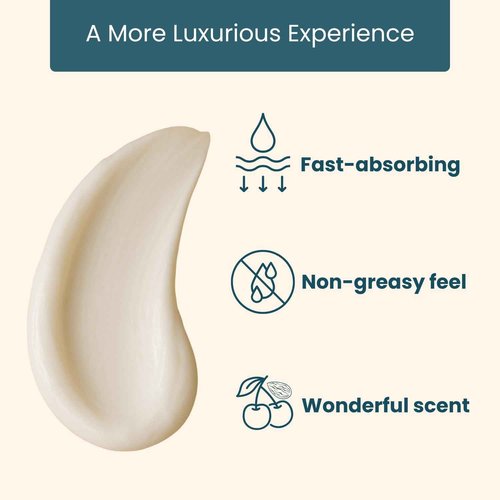 Way Natural Nourishing Goat Milk Lotion, Cherry Almond - Home & Away Set, Natural Hand & Body Cherry Almond Lotion for Dry Skin - Goat Milk Hand Cream for Women & Men - 8oz & 2oz Travel Size Tube