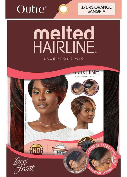 Outre Lace Front Wig - Melted Hairline - Kit (DEEP BURGUNDY)