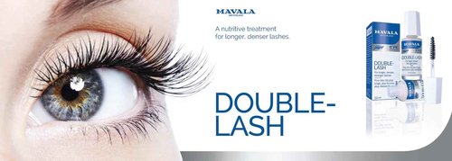 Mavala Double Lash Nutritive Eyelash Serum for the Appearance of Longer Lashes, Natural Looking, Denser Lashes + Eyebrows, 0.3 Ounce Bottle (1 Pack)