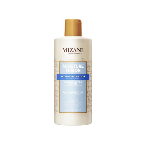 Mizani Moisture Fusion Gentle Clarifying Shampoo - Cleanses Hair to Remove Buildup, With Charcoal, For Curly Hair, 16.9 Fl Oz