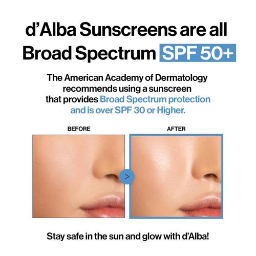 d'alba Piedmont Italian White Truffle First Spray Serum & Waterfull Essence Sunscreen, Vegan Skincare, Light-weight Korean Skin Care