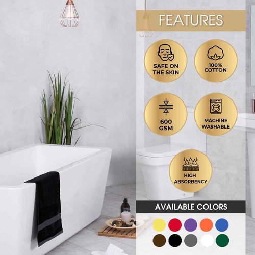 Ample Decor Wash Cloths Pack of 10, Oeko Tex Certified 600 GSM 100% Cotton Soft Absorbent, Premium Quality Durable Machine Washable, Ideal for Bathroom, Pool, Hotel, Spa – Beige