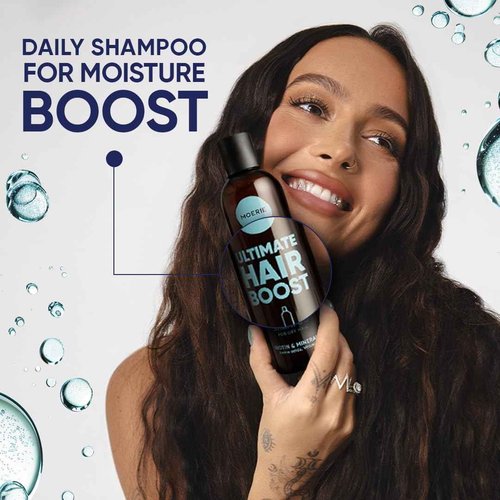 Moerie Ultimate Hair Growth Shampoo – For Longer, Thicker, Fuller Hair - Vegan Friendly Volumizing Hair Products – Paraben & Silicone Free – All Hair Types – Reverse Hair Loss – Moisturizing, 2 pack