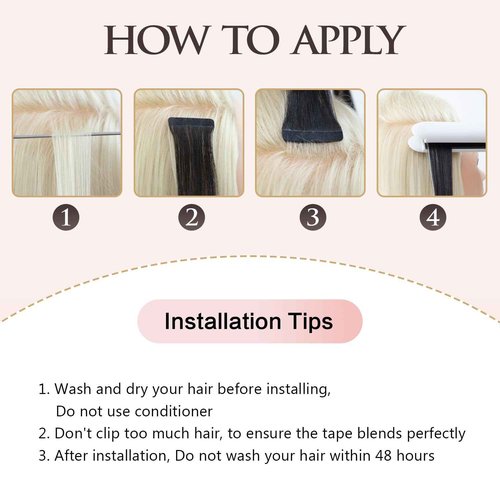 AGMITY Seamless Tape in Hair Extensions Human Hair #99j Burgundy 14 inches 20pcs 40g/pack Weft Skin Invisible Thick Tape in Hair Extensions Real Human Hair(14 inches #99j Burgundy)