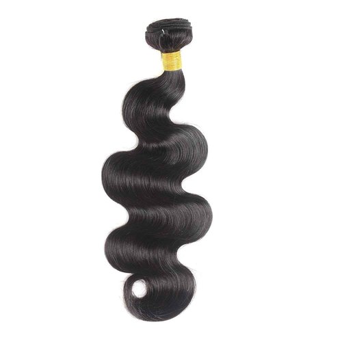 20 Inch 12A Grade Human Hair Bundles Body Wave Bundles 100% Unprocessed Brazilian Virgin Hair Bundles Double Machine Weft Brazilian Body Wave Bundles(1 Bundle)