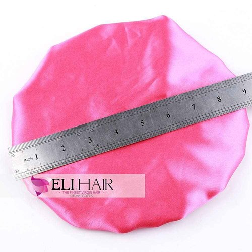 ELIHAIR Kids Bonnets Sleeping Cap for Teens Toddler Child Baby Hair Bonnets Night Sleep Cap Adjustable Reversible Double Layer Rose/Beige