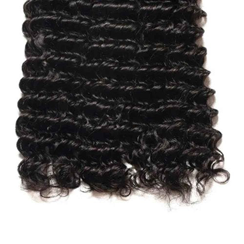 Brazilian Human Hair Bundles Deep Curly Bundles 14 14 14 Inch Unprocessed Virgin Remy Hair Deep Wave Human Hair for Black Women Soft and Healthy Extension