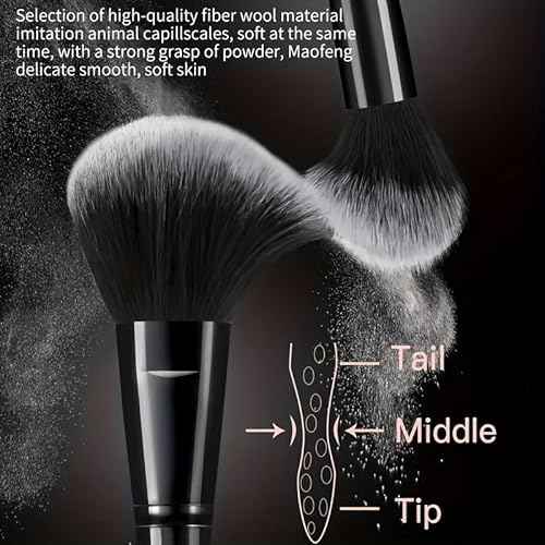 56Pcs Black Makeup Brushes Set Professional with Case Premium Synthetic for Foundation Concealer Blush Eyeshadow Powder Contour Makeup Brush Kit Face Eye Make up Brushes & Tools