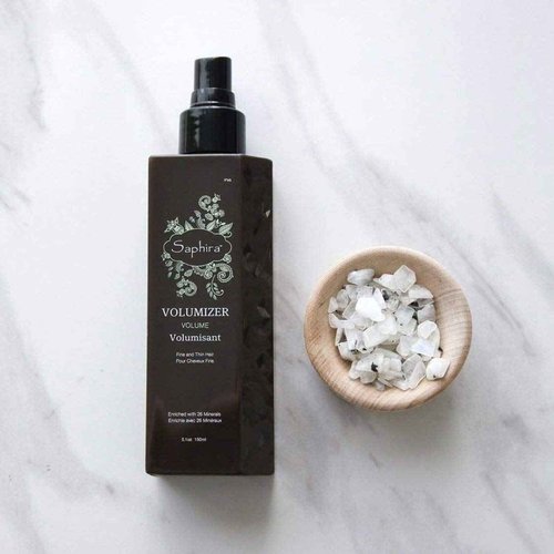 Saphira Volumizer Styling Spray for Fine and Thin Hair with 26 Healing Minerals, Sulfate-Free, Paraben-Free, Softens, and Volumizes Fine, Thin or Chemically Treated Hair, 5.1 Ounce