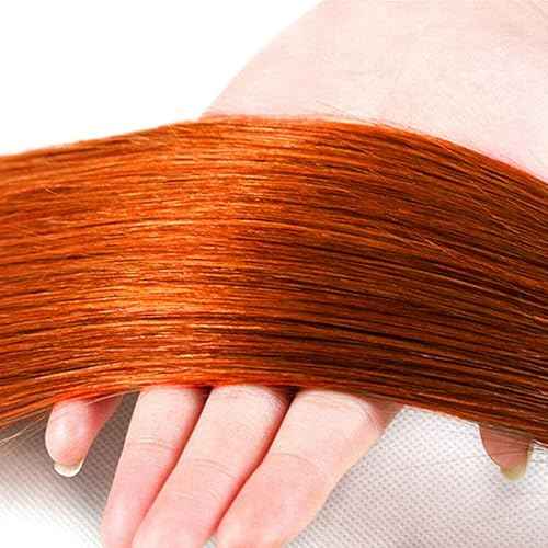 #350 Orange Bundles Straight Bundles Human Hair 24 24 24 Inch Unprocessed Brazilian Virgin Weave Hairs Ginger Orange 3 Bundle 50 Gram Per Bundle Human Hair Extensions