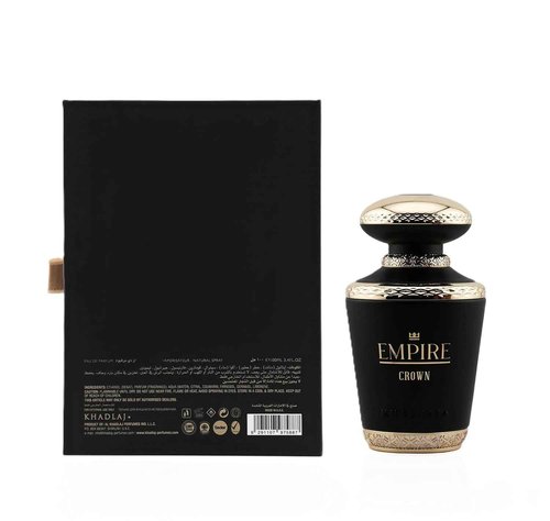 Khadlaj Empire Crown Eau de Parfum Spray for Men, 3.4 Ounce