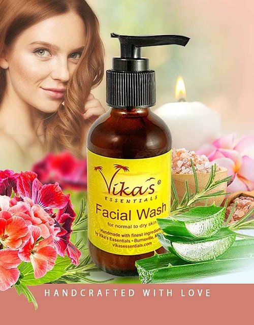 Vika's Essentials Facial Wash for dry skin