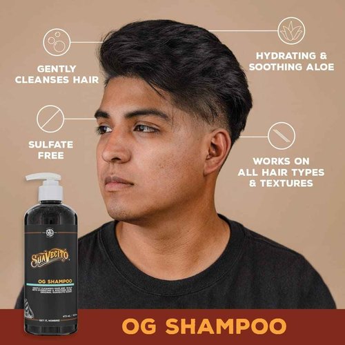 Suavecito Hair & Body Essentials Bundle: Oil Based Hair Styling Pomade, Moisturizing Body Soap, Hydrating Shampoo & Nourishing Conditioner…
