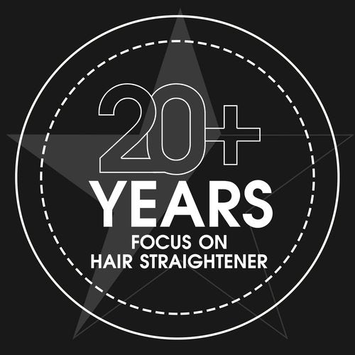 K&K 2.16 Hair Straightener for Thick, Extra Wide Flat Iron with Adjustable Temperature(248-450℉) Ceramic Coated Floating Panel, 30s Fast Heating, Dual Voltage, for Thick Curly Hair