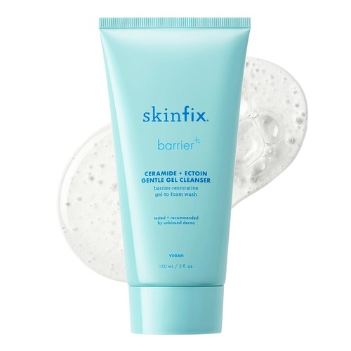 Skinfix Ceramide + Ectoin Gentle Gel Cleanser Mini - 5 oz - Removes Makeup & SPF - Cleanses & Hydrates Skin - Vegan, Cruelty Free