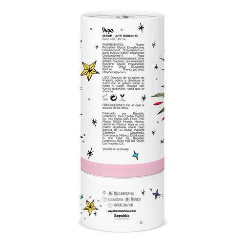 YuYa Cruelty-Free Makeup Red Rose Petal Antioxidant Serum w/White Wine Extract, 30ml - Detox, protect & reduce inflammation for a healthy, glowing skin!