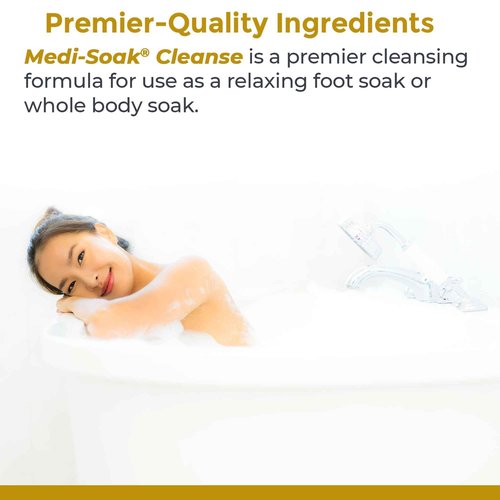 Premier Research Labs Medi-Soak - Bath Salts for Foot and Body Soak, Sea Salt Bath for Women and Men, Relaxing Mineral Bath Soak, Gentle Exfoliant, Organic, Vegan, No Added Fillers - 2 Lb