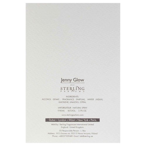 Jenny Glow Bergamot for Unisex - 2.7 oz EDP Spray