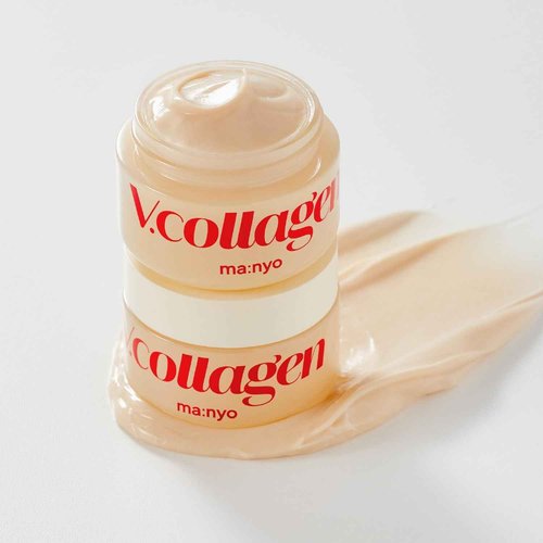 ma:nyo V.collagen Heart Fit Cream (50ml/1.69fl oz) - Vegan, Reduce wrinkles, Face Lift effect