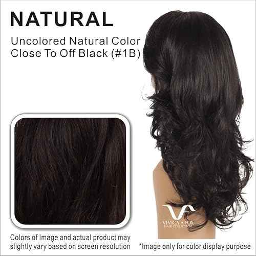 Vivica A. Fox BELEN Remi Natural Hair, Frontal (13x4.5) Lace Wig, Color Natural