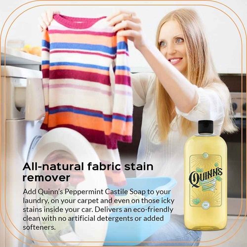 Quinn's Pure Castile Organic Unscented Liquid Soap 32 oz Pure Castile Organic Peppermint Liquid Soap 32 oz