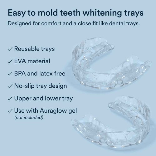 Auraglow 44% Gel and Teeth Whitening Trays