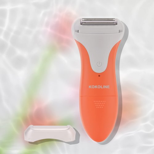 Kokoline Women's Electric Shaver & Trimmer,Wet Dry Painless Razor for Legs,Bikini, Underarms, Hypoallergenic Foil Shaver with Bikini Trimmer,Cordless Waterproof for Shower Travel Gift,crous/iu8n