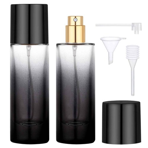 Segbeauty 1oz Refillable Atomizer Sprayer For Perfume, 2pcs Glass Spray Bottle, 30ml Travel Size Empty Bottles, Fine Mist Sprayer for Cologne, Travel Sample Bottle Perfume Making Kit with Refill Tool