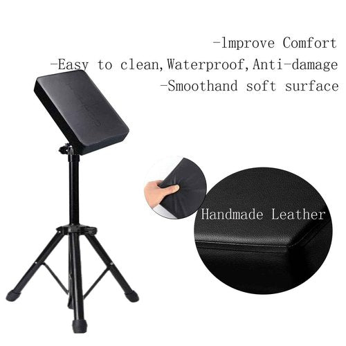 Tattoo Armrest Stand Tripod - Foldable Tattoo Arm Leg Rest Stand Adjustable Height and Tilt Black Leather Pad Professional for Tattoo Studio BETY-7