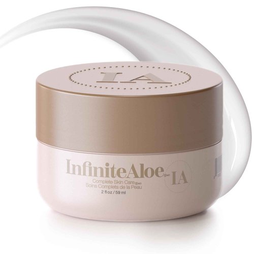 InfiniteAloe Complete Skin Care, Aloe Vera Powered Face and Body Cream for All Skin Types, Dry Skin Everyday Hero, Original Scent - Small Jar 2 oz