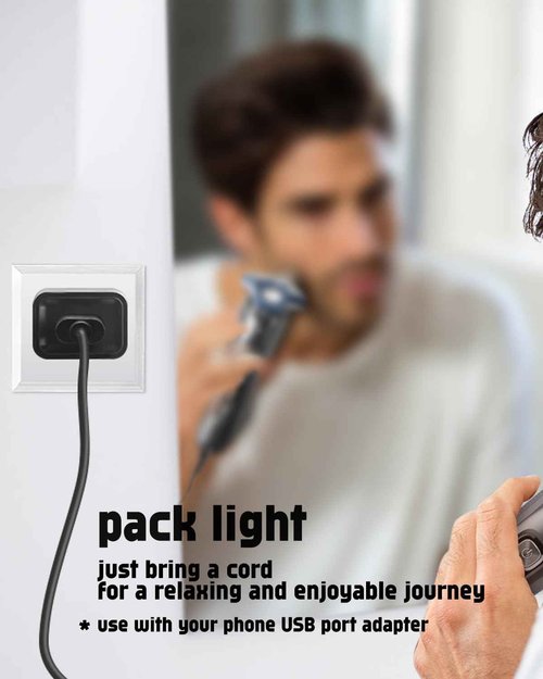 uijino 5V Charger Compatible with Philips Norelco Shaver 7800 Charger for Electric Razor for Men S7885/85