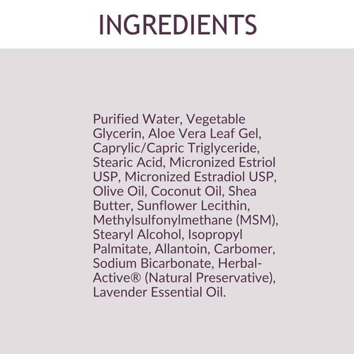 UltraSpa Skincare BioLabs PRO Natural Bioidentical 2.5 Estro Cream, Combo For Women Two-Month Supply (Lavender-3oz)