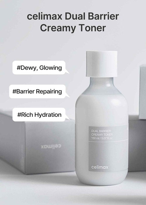 celimax Ji.Woo.Gae Heartleaf BHA Peeling Pad(60 Pads) + Dual Barrier Creamy Toner