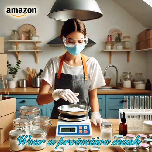 Artekas Innovation - SODIUM COCOYL ISETHIONATE SCI - Powder - for Homemade Cosmetics, Solid Shampoo Bars, Bath Bombs - Including 5-piece Set with Graduated Measuring Spoons - 21.17 oz