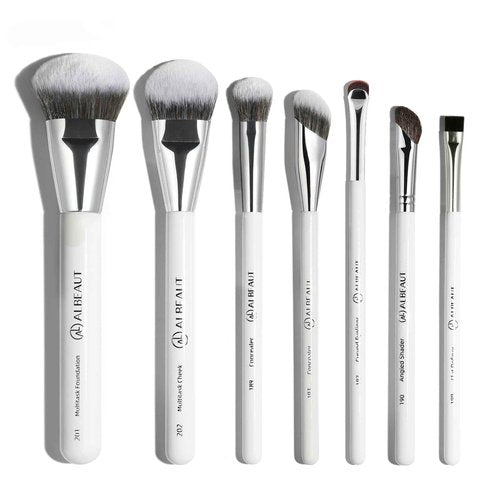 Albeaut ShellWhite Series Makeup Brushes 7PCS