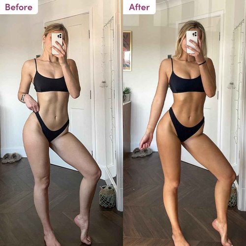 Coco & Eve Self Tanner Mousse Kit - (Medium) All Natural Sunless Instant Self Tanning Lotion with Bronzer & Mitt Applicator | Sunny Honey Bali Bronzing Kit