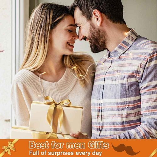 Beard Bib Apron, Beard Hair Catcher for Men Shaving & Trimming Non-Stick Waterproof Grooming Cloth with 3 Suction Cups & A Box Valentines Gifts for Men Him Boyfriend